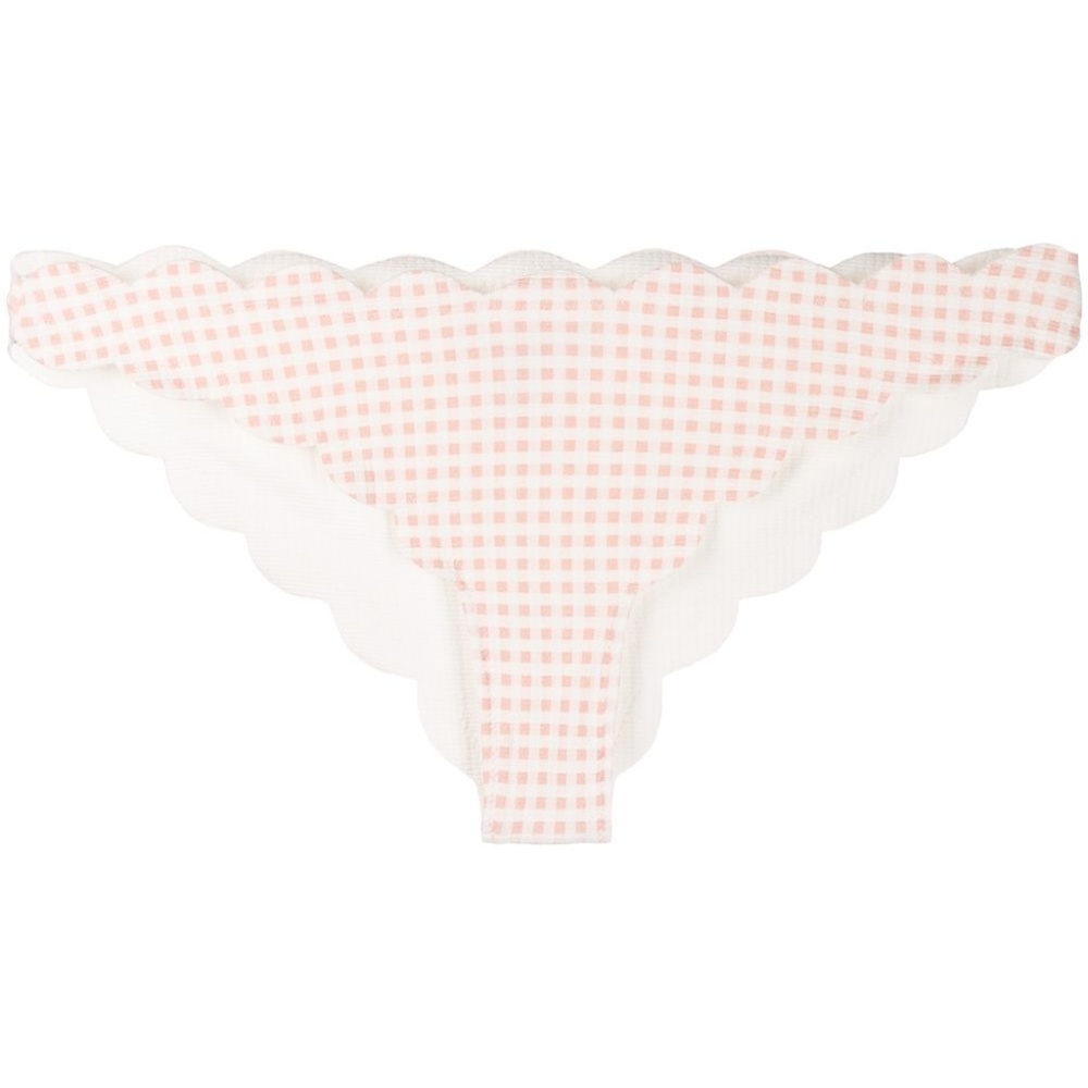 Marysia Antibes scalloped bikini bottom gingham